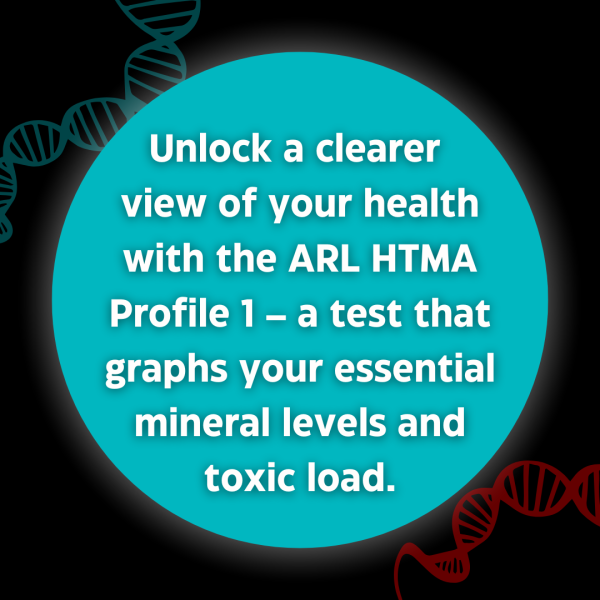 ARL HTMA Profile 1 (Hair Tissue Mineral Analysis - Graph results only)