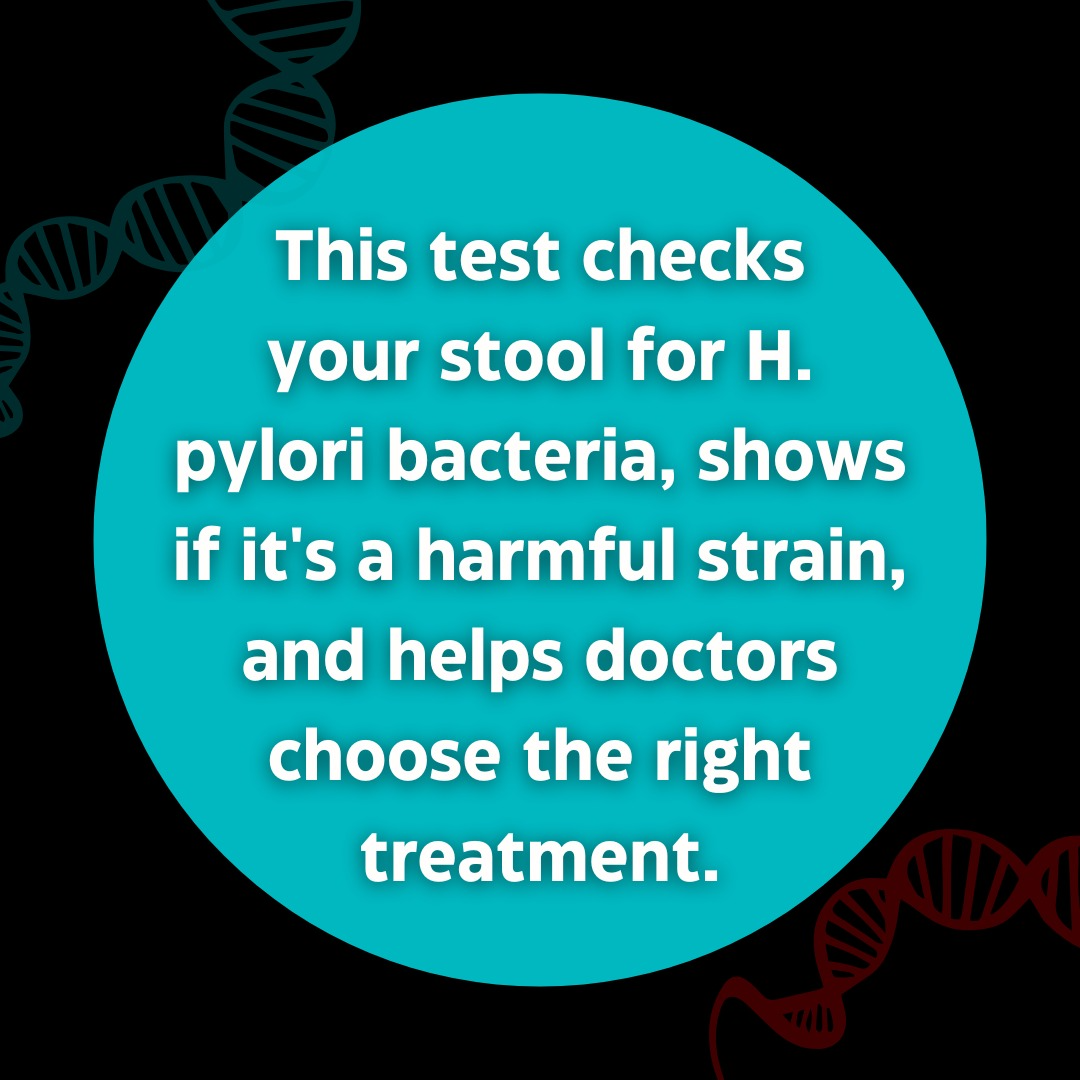 DSL H.Pylori DNA Stool Profile (with Antibiotic Resistance Genes & Virulence factor testing)