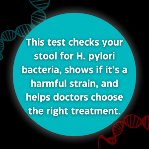 DSL H.Pylori DNA Stool Profile (with Antibiotic Resistance Genes & Virulence factor testing)