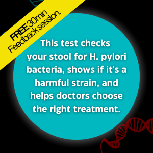 DSL H.Pylori DNA Stool Profile (with Antibiotic Resistance Genes & Virulence factor testing)